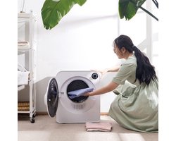Wasdroger Luchtafvoerdroger - 830 W Vermogen - 3 kg Capaciteit - Kunststof Materiaal - Wit Kleur - Vrijstaand Apparaat