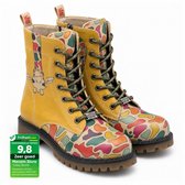 GOBY Funny Giraffe Enkellaarsjes – Damesboots – Handgemaakt – Premium Kwaliteit – Maat 41