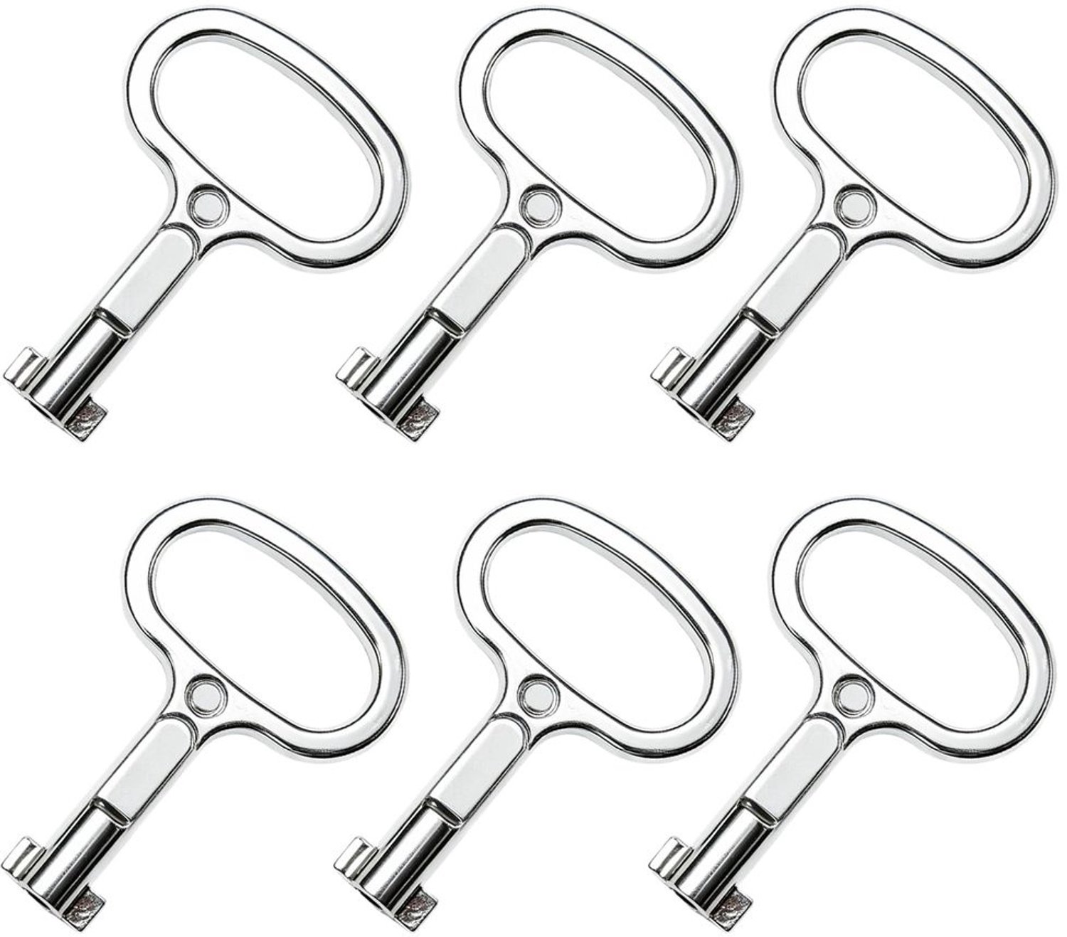 Set van 6 Sleufsleutels voor Schakelkasten en Meterkasten