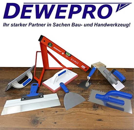 Trowel met halve tanden 20x15 mm - 3-componenten handvat — afbeelding 4
