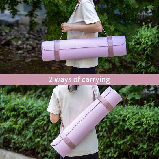 Yogamat draagriem - Verstelbaar - Klittenbandsluiting van Yogamat — afbeelding 5