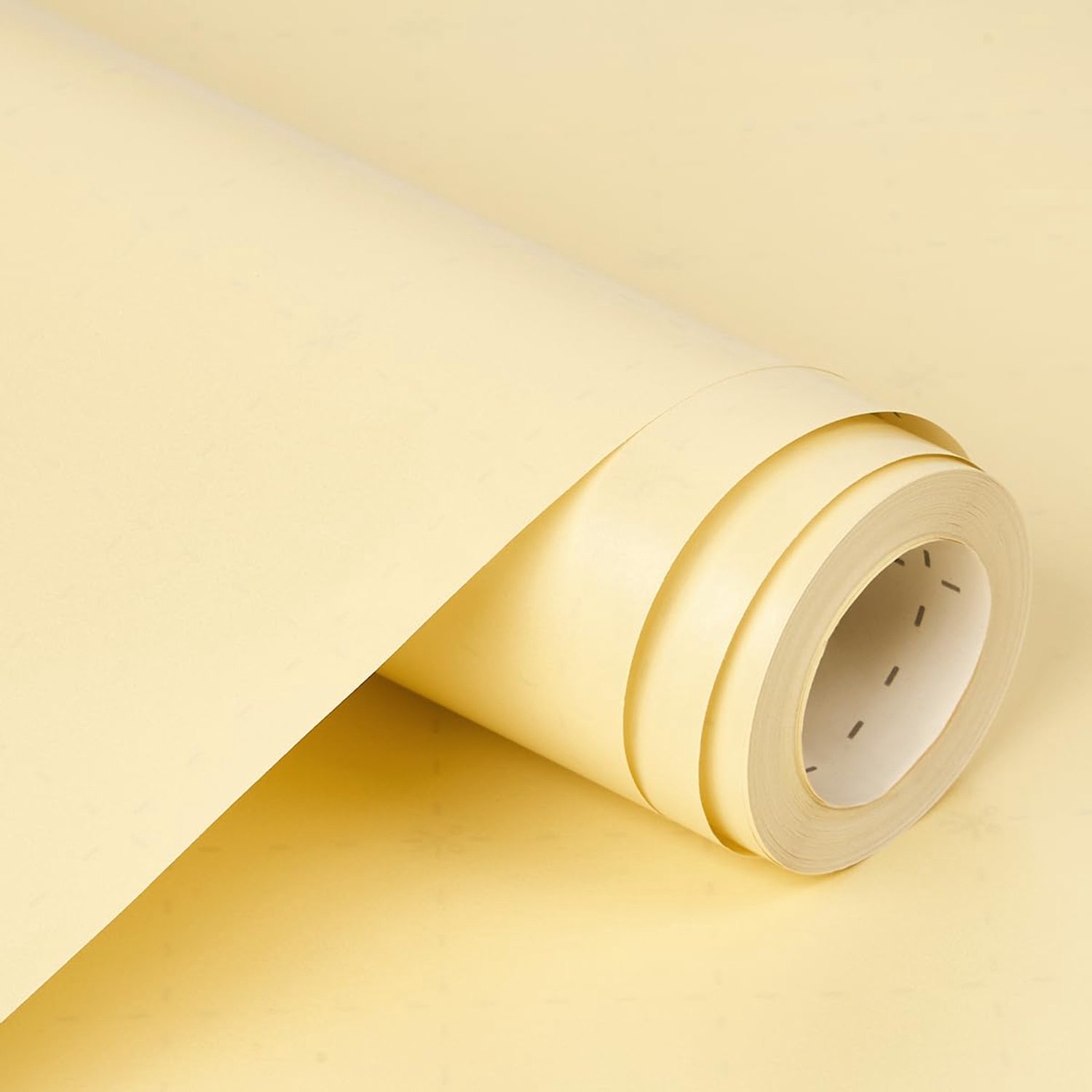 Gele Matte Cadeaupapier Rol 12M x 43cm voor Feestdecoratie