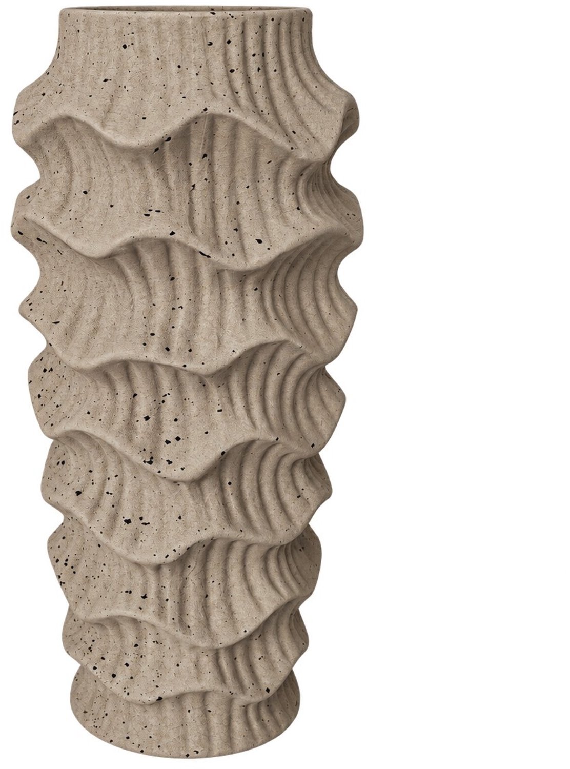 Aardewerk vaas Mova dust beige M