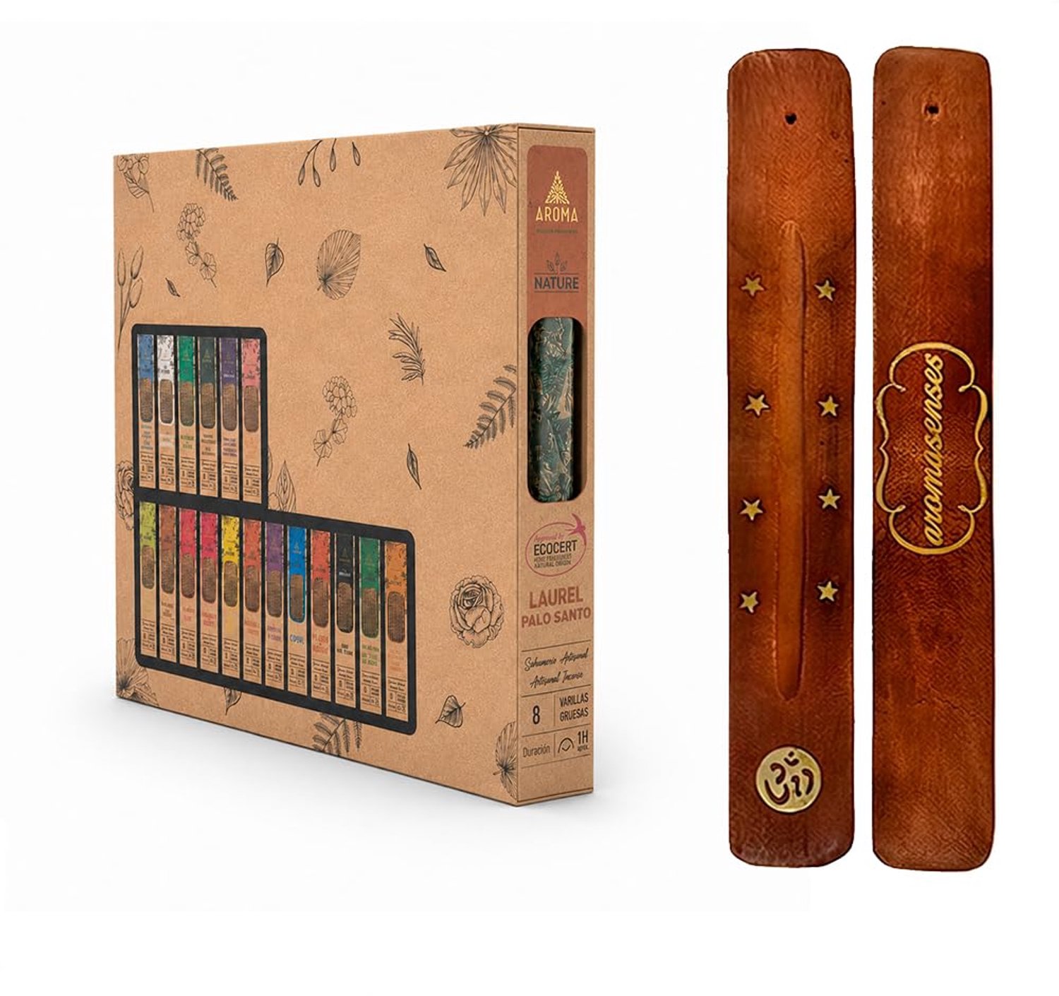 12 Doosjes Aroma Nature Wierookstokjes Laurier Palo Santo