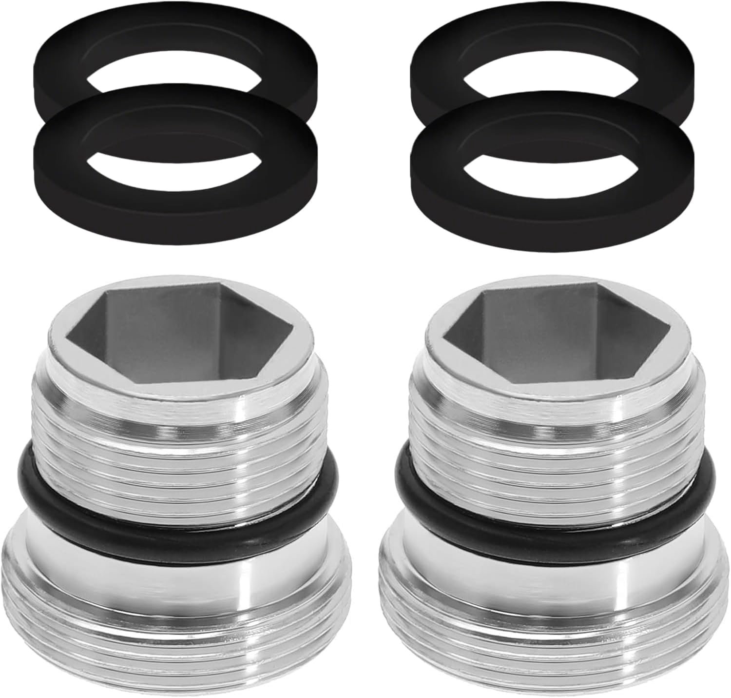 Kraanadapter M18 naar M22 - Met Rubber Seal