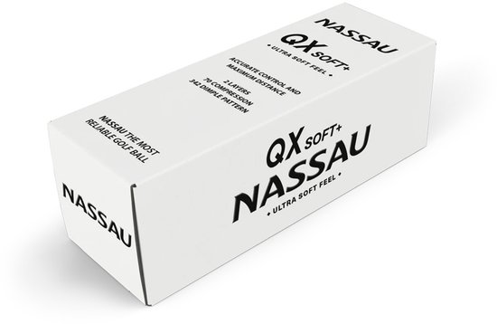 Nassau QX Soft - Golfballen - 12 stuks - Wit van Nassau — afbeelding 2