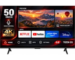 Q.2 50TZG3HN4KV1 - 50 inch Smart TV - 4K Ultra HD - Tizen OS 8.0 - HDR10 - Wi-Fi & Bluetooth (2026 Model)