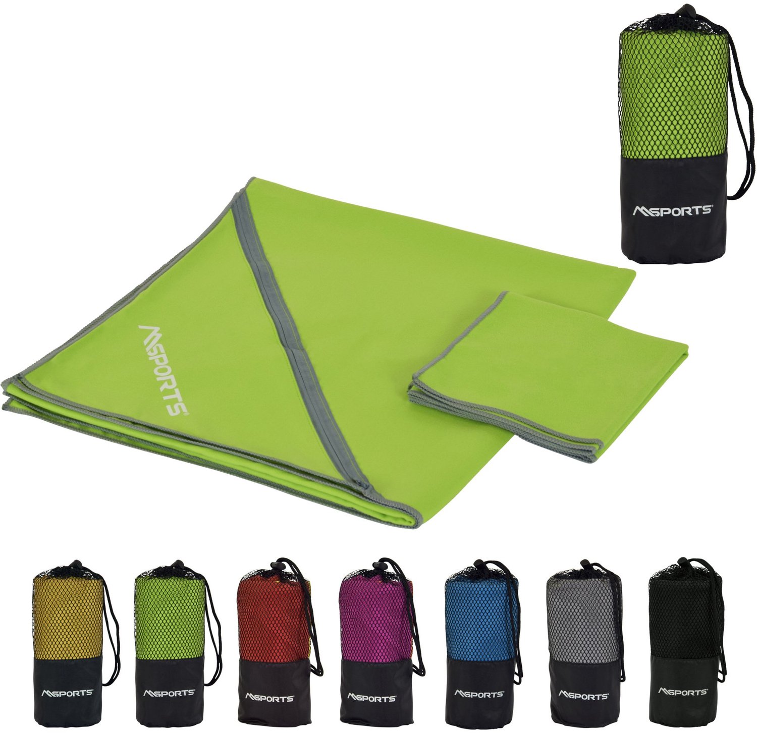 Microvezel Handdoekset van 2 met Draagtas