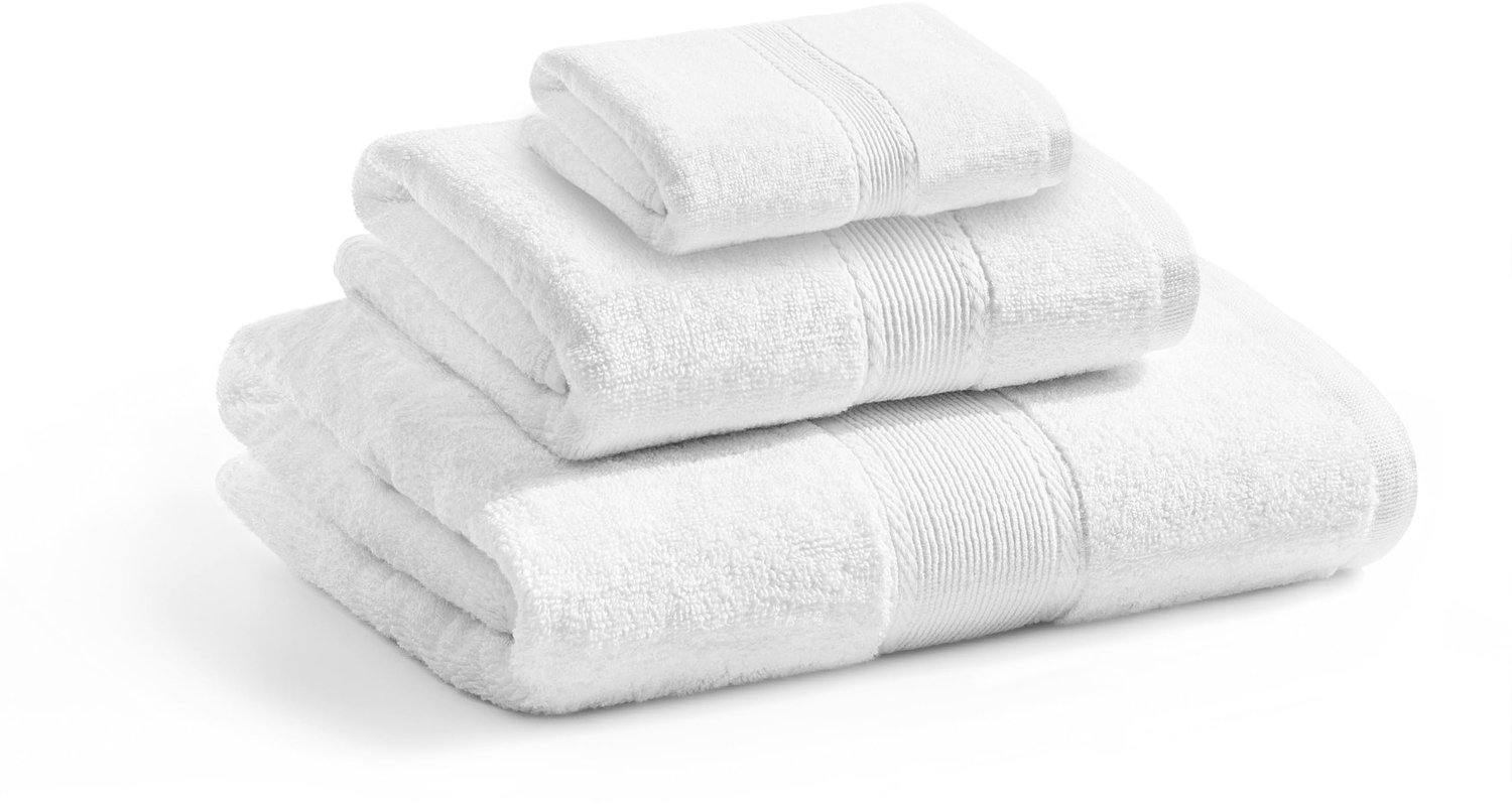 Premium Handdoekenset van 3 Stuks - 100% Katoen, Wit