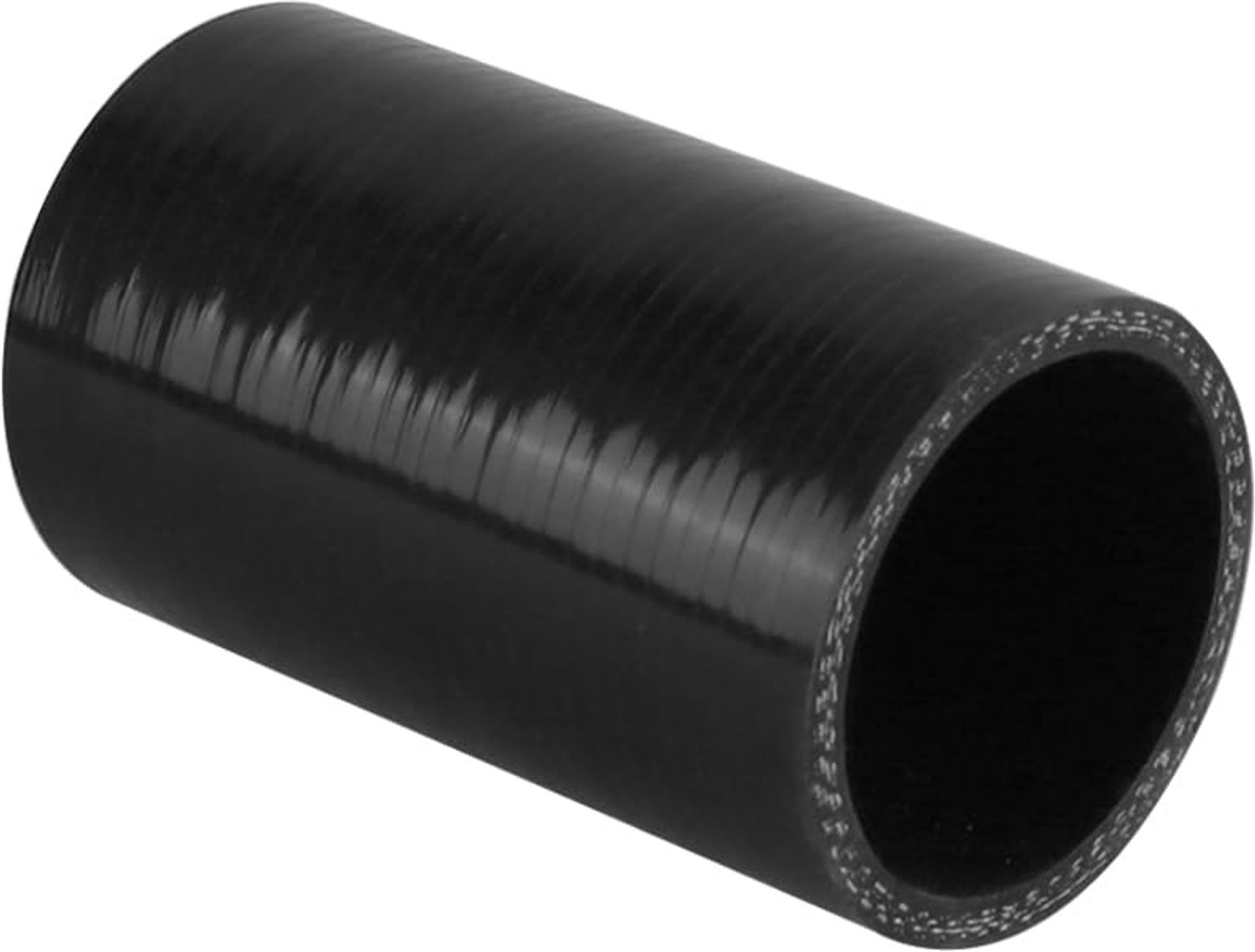 Siliconen Slang Hoge Prestaties - Rechte Koppeling - Intercooler Buis - Duurzaam Materiaal - Werkdruk 0,3-1,2 MPa - Zwart
