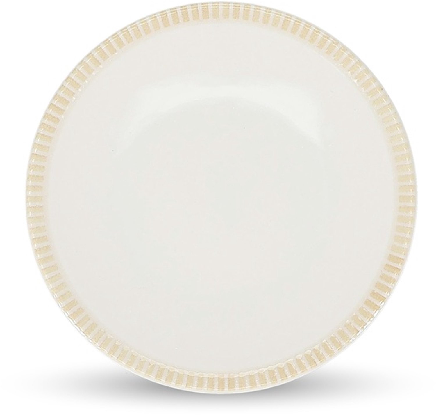 Fameilleur plat bord 16cm beige Linea set van 6 - porseleinen eetbord en dinerbord, voor ontbijt, lunch, diner en hoofdgerecht, vaatwasser- en magnetronbestendig, voedselveilig, servies voor thuis, restaurant en horeca, mooi als cadeau