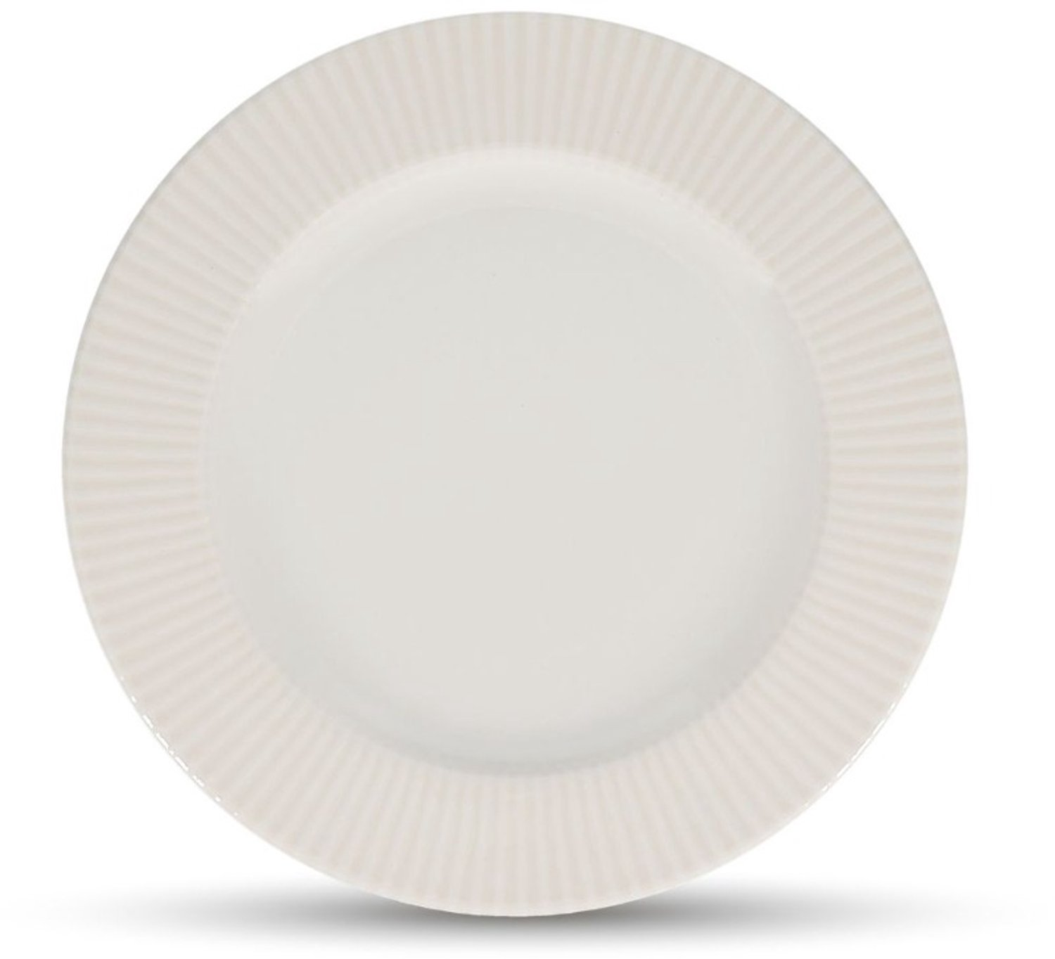 Fameilleur plat bord 27/19cm wit Solis set van 6 - porseleinen eetbord en dinerbord, voor ontbijt, lunch, diner en hoofdgerecht, vaatwasser- en magnetronbestendig, voedselveilig, servies voor thuis, restaurant en horeca, mooi als cadeau