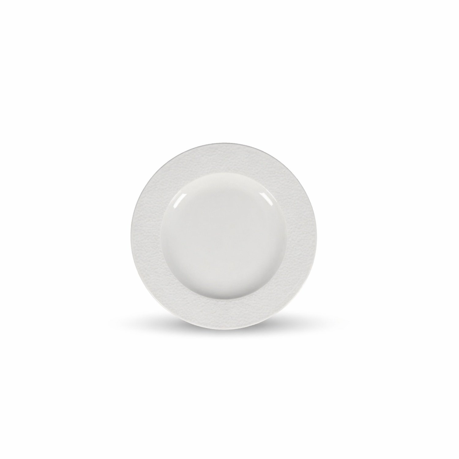 Fameilleur plat bord 20/14cm rim wit Astro set van 6 - porseleinen eetbord en dinerbord, voor ontbijt, lunch, diner en hoofdgerecht, vaatwasser- en magnetronbestendig, voedselveilig, servies voor thuis, restaurant en horeca, mooi als cadeau