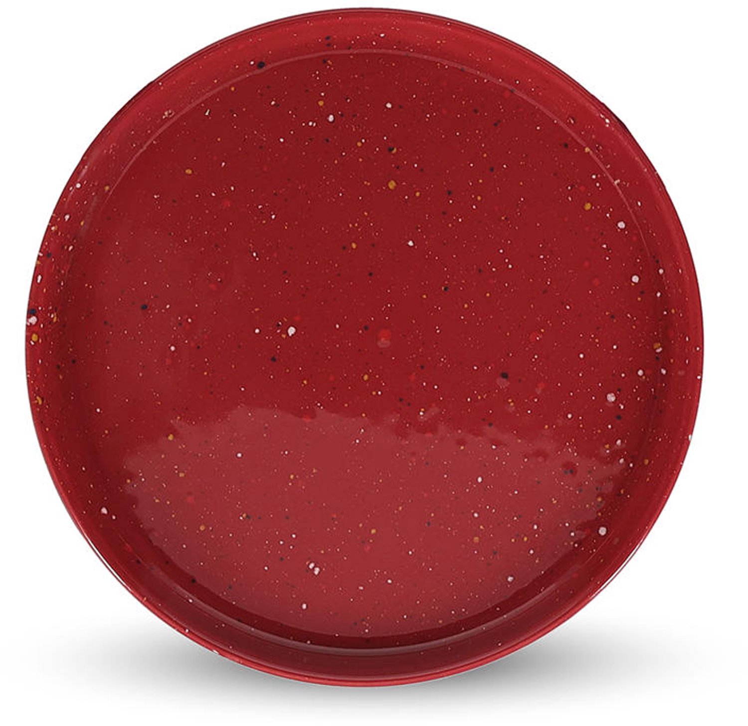 Fameilleur plat bord 20,5cm bordeauxrood Fika set van 4 - porseleinen eetbord en dinerbord, voor ontbijt, lunch, diner en hoofdgerecht, vaatwasser- en magnetronbestendig, voedselveilig, servies voor thuis, restaurant en horeca, mooi als cadeau