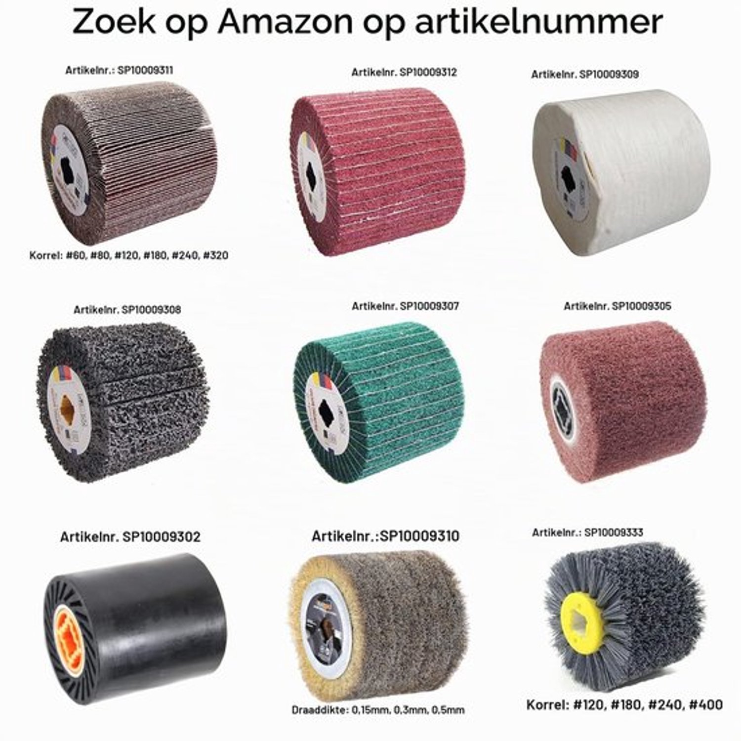 Elektrische trommelslijper, polijstmachine voor polijstmachine met variabele snelheid, 1250 W, 230 V, 100093