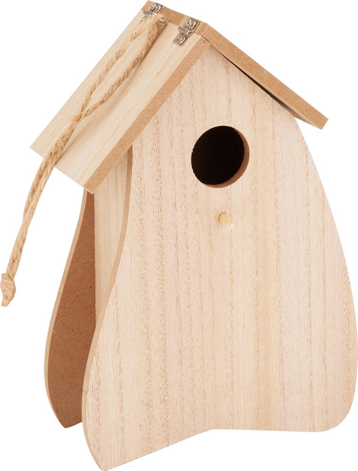 Decoratief Vogelhuisje Nest & Rest - Overschilderbaar Bouwpakket