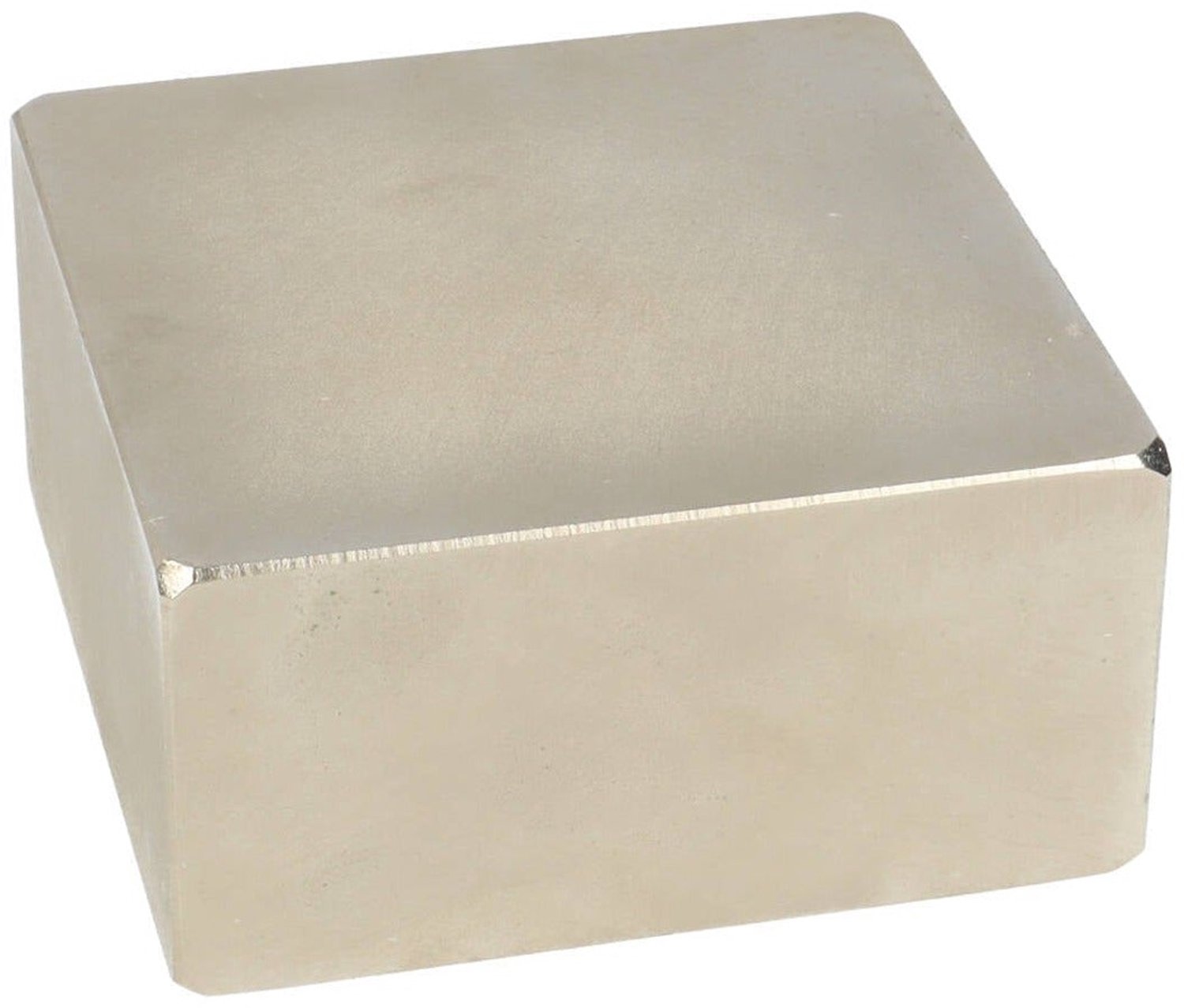Neodymium Blokmagneet 80 x 80 x 40 mm N50 NiCuNi