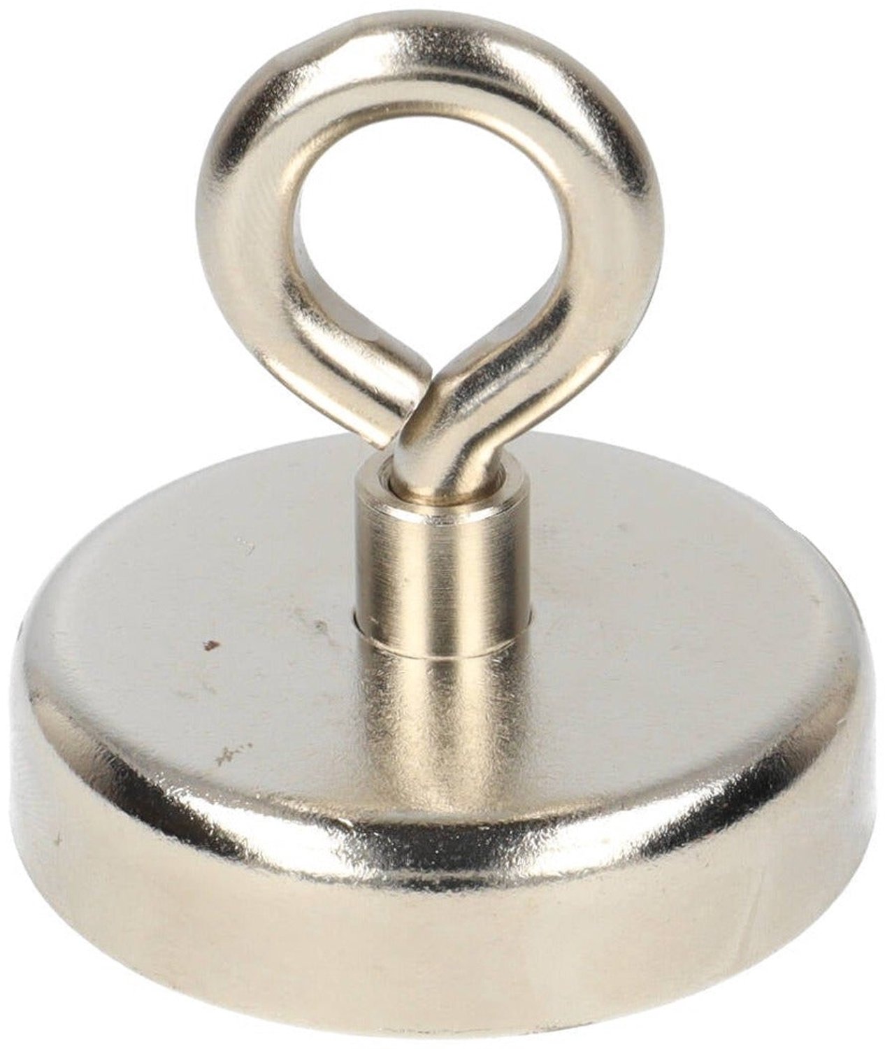 Neodymium Oogmagneet Ø60 x 18 mm N40 Stalen Pot NiCuNi