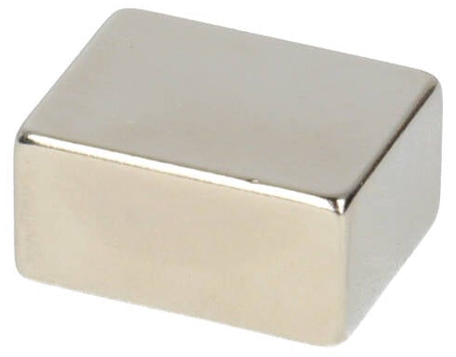 Neodymium Blokmagneet 20 x 15 x 10 mm N48 NiCuNi – 3 stuks