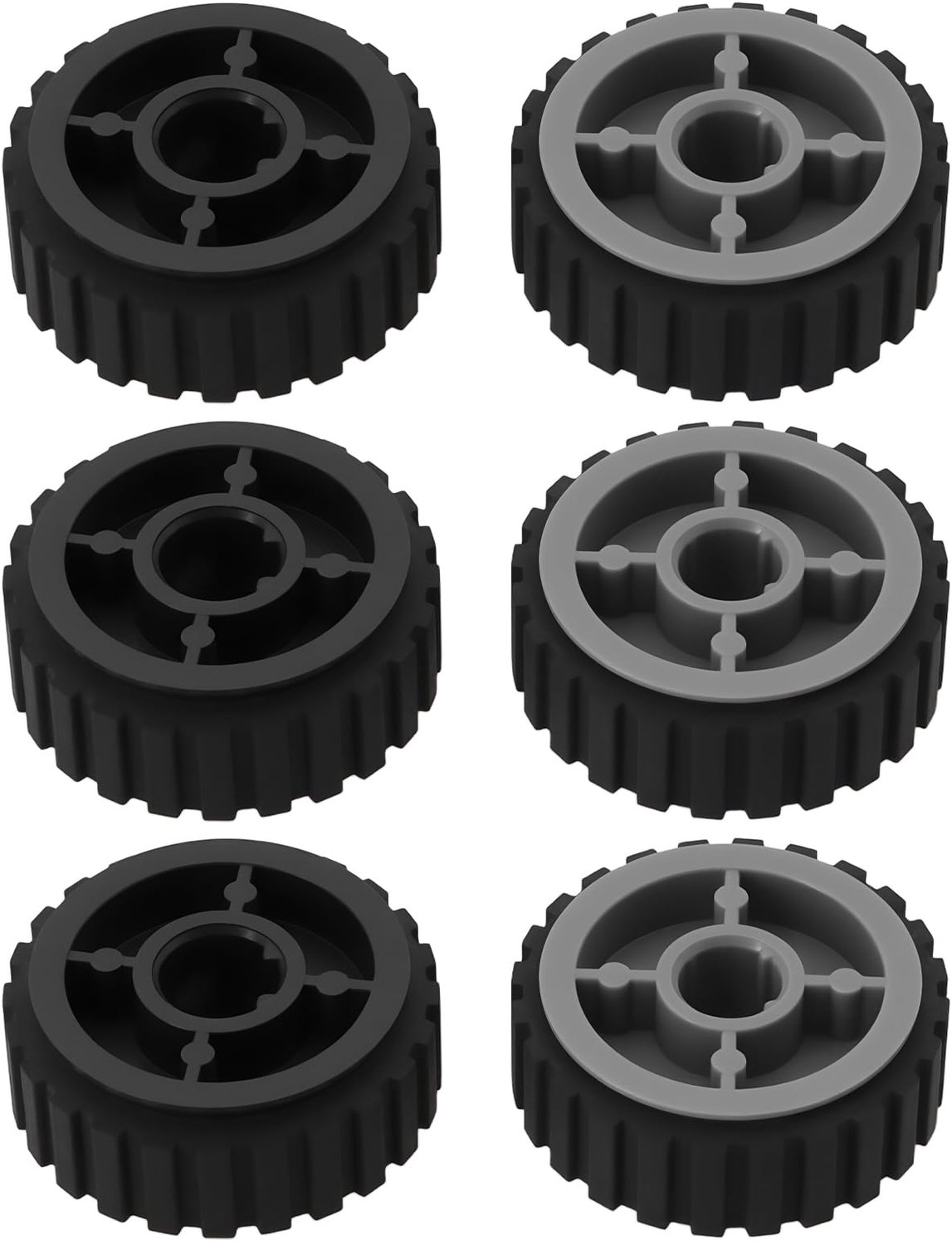 Printerpapierinvoerrol 6X - Compatibel met Lexmark E260/E360/E460/E462/X264/X363/364 - Rubber/Kunststof - Eenvoudig te installeren - Hoge levensduur - Nauwkeurige papierinvoer - Invoerrubber