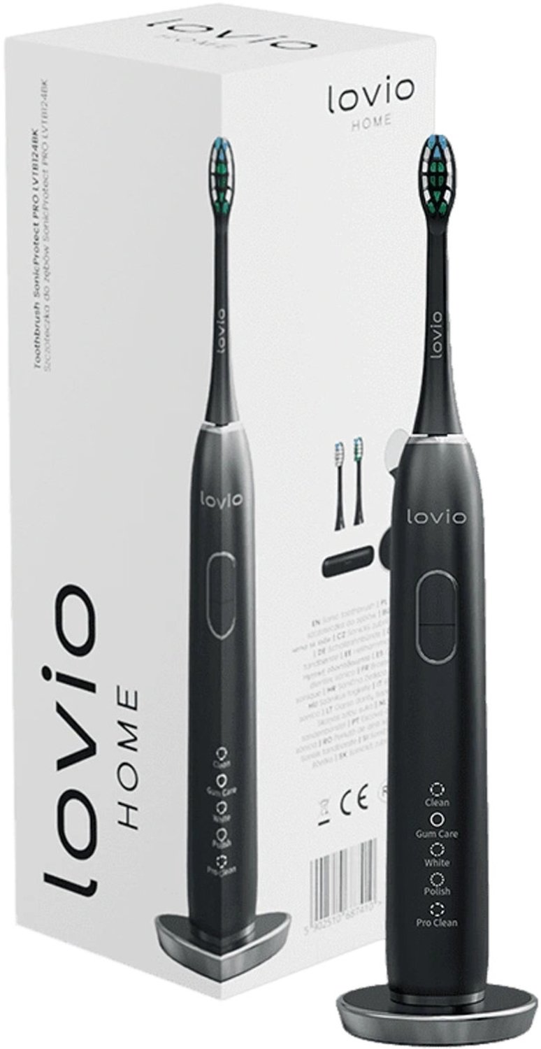 Lovio SonicProtect PRO elektrische tandenborstel, zwart LVTB124BK