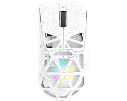 AULA SC620 - Gaming Muis – 12.000 DPI – 67 Gram – PAW3311 Sensor – Tri-Mode – RGB – Wit