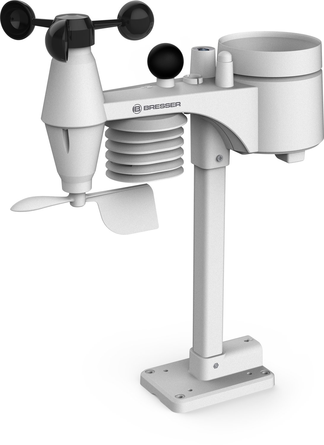 Bresser Buitensensor - 8-in-1 Multisensor - Compatibel met Speciefieke Bresser Weerstations - Wit