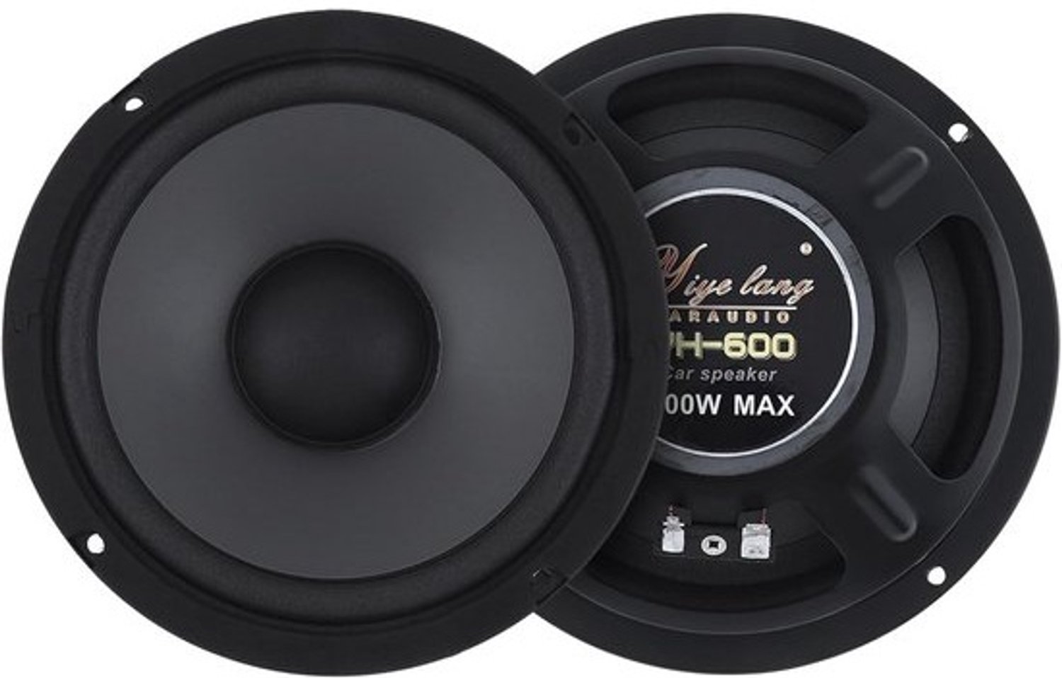 Auto-luidsprekers - Muzieksysteem - Geluid verbeteren - Niet-destructieve aanpassing - 6.5 Inch - Zwart
