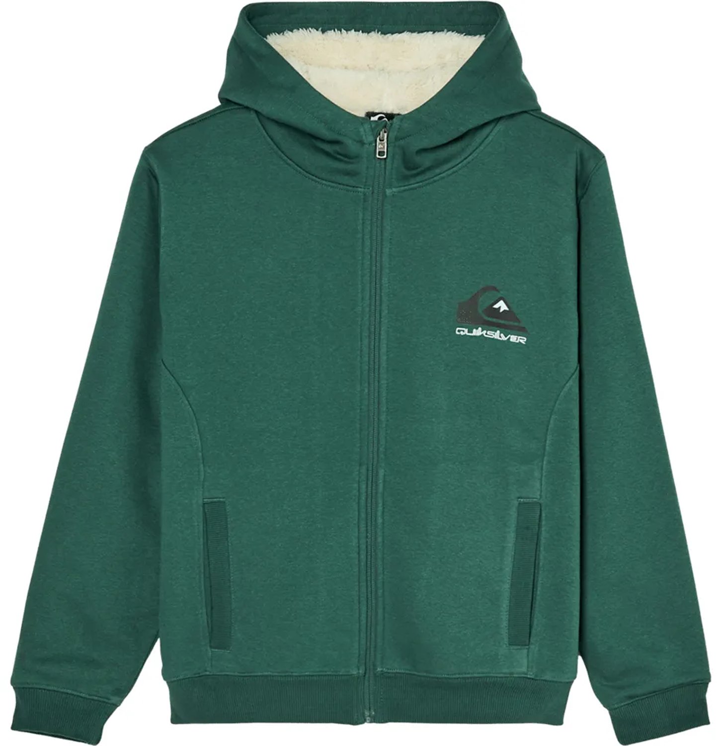 Quiksilver Eqbft03947 Sweatshirt Met Rits 8 Years Jongen Forest