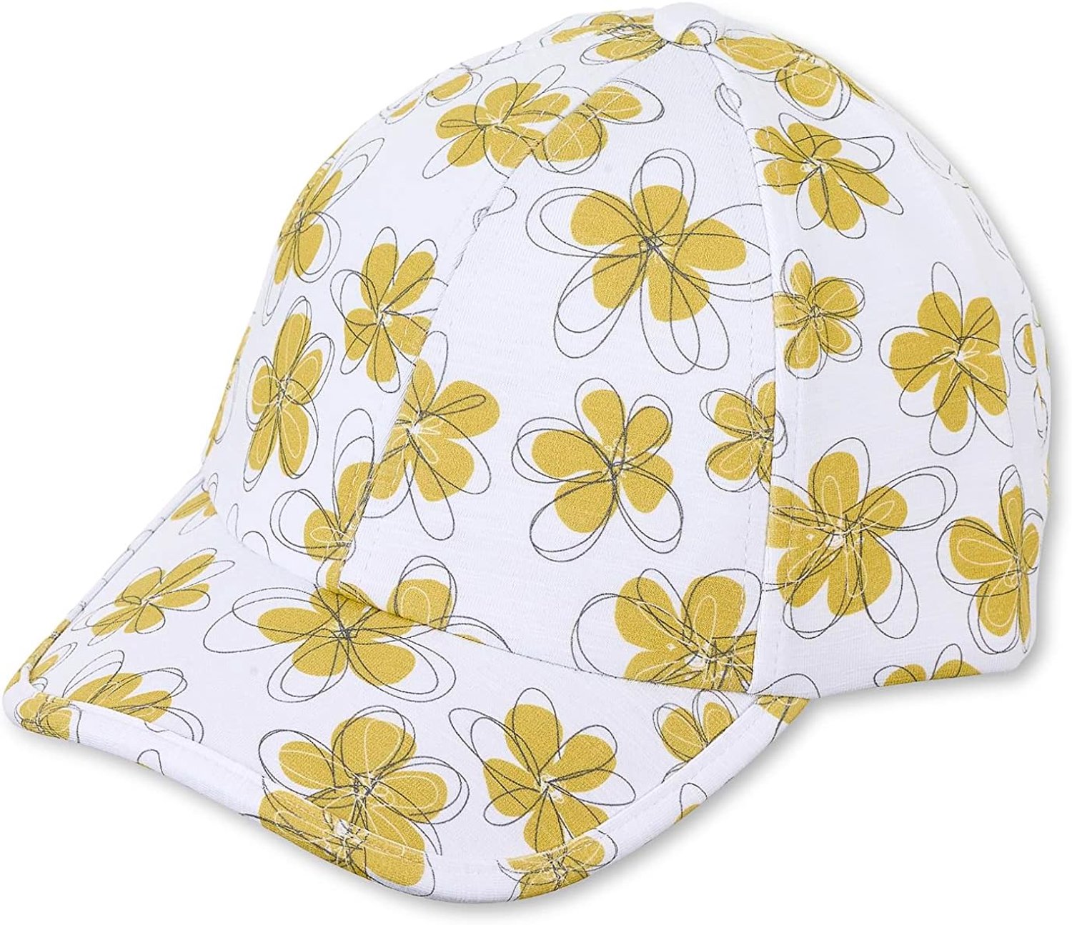 Sterntaler Kinder Baseballpet met Bloemendessin - Maat 51