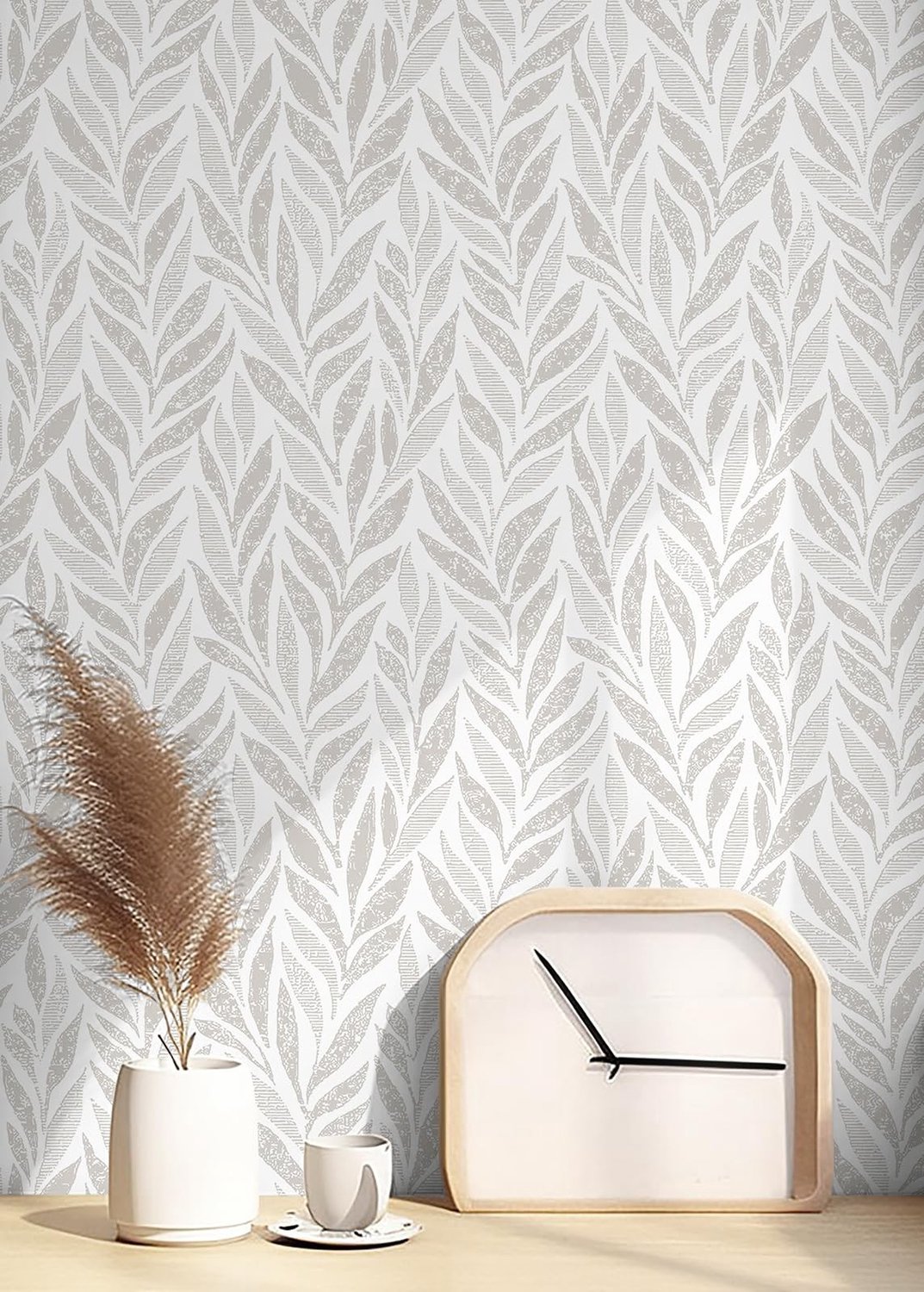 Boho Zelfklevend Behang Beige 44 x 10 m Waterdicht