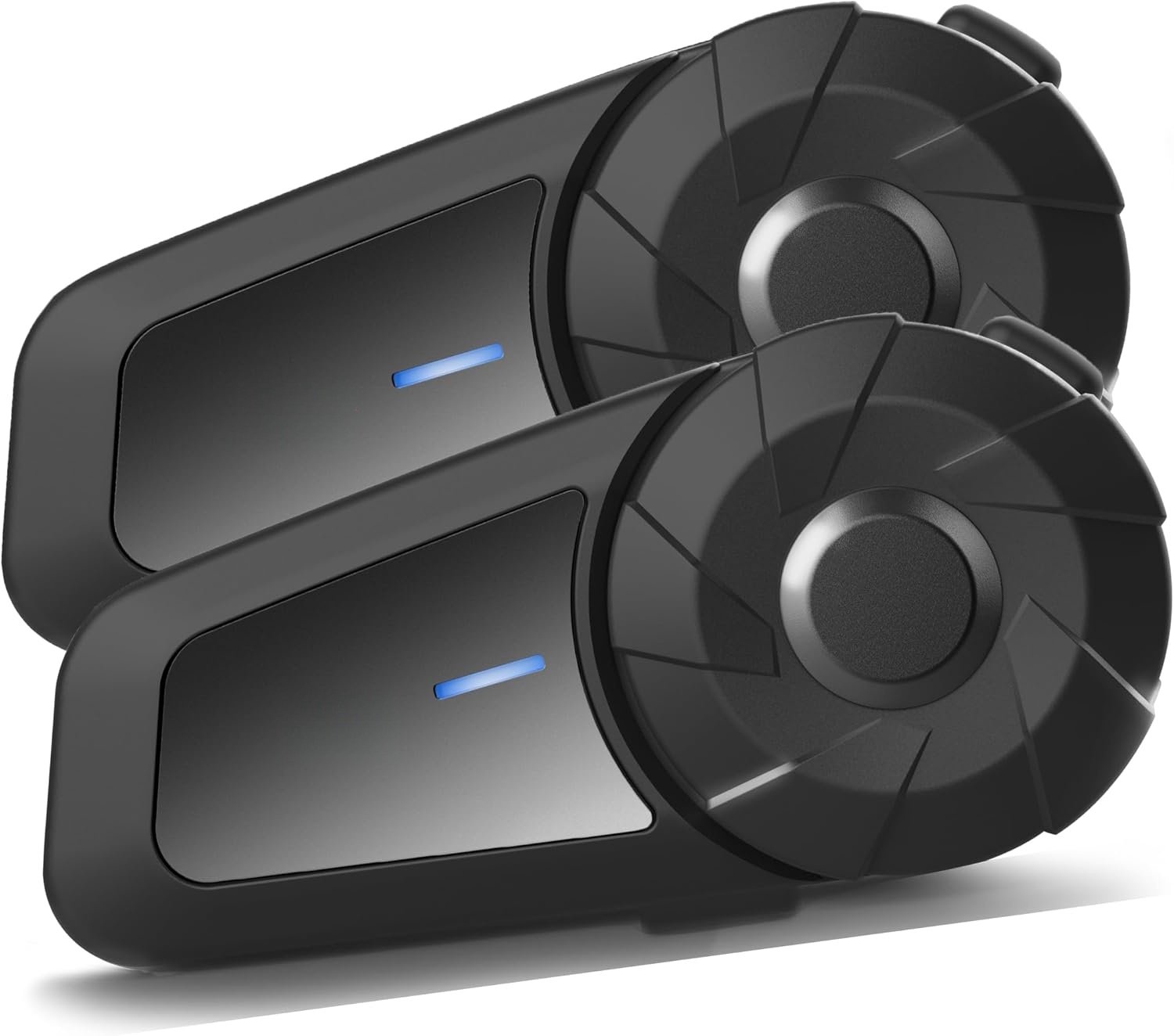 QEVA Motorhelm Headset - Helm Bluetooth - Motorhelm Communicatie - Zwart - 10cm x 8cm x 2cm