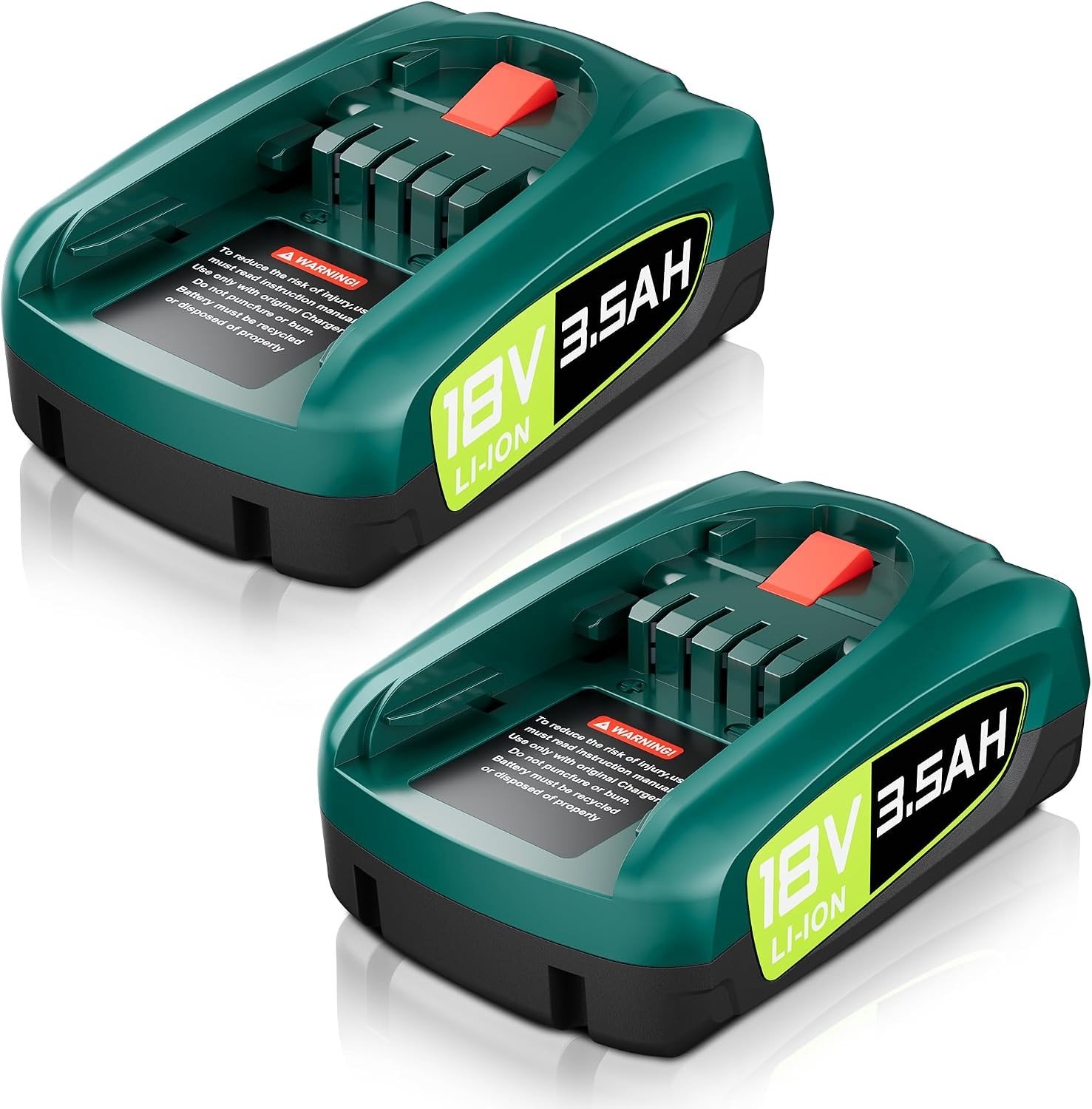 Vervangende 18V Lithium Ion Accu 2 x 3.5 Ah voor Tuin- en Huishoudapparaten, Compatibel met Bosch, Gardena en Wagner