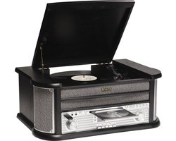 Denver Retro Platenspeler - Ingebouwde Speakers en Versterker - DAB Radio - Radio CD Speler - MRD51 - Hout