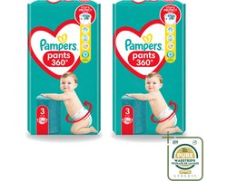 2 x Pampers – Luierbroekjes – Pants Maat 3 – 56 Luiers - Wasstrips - Luiers Voor Baby - Luierbroekjes - Luier Voor Baby - Luier Maat 3 - Luier Voor Actieve Baby