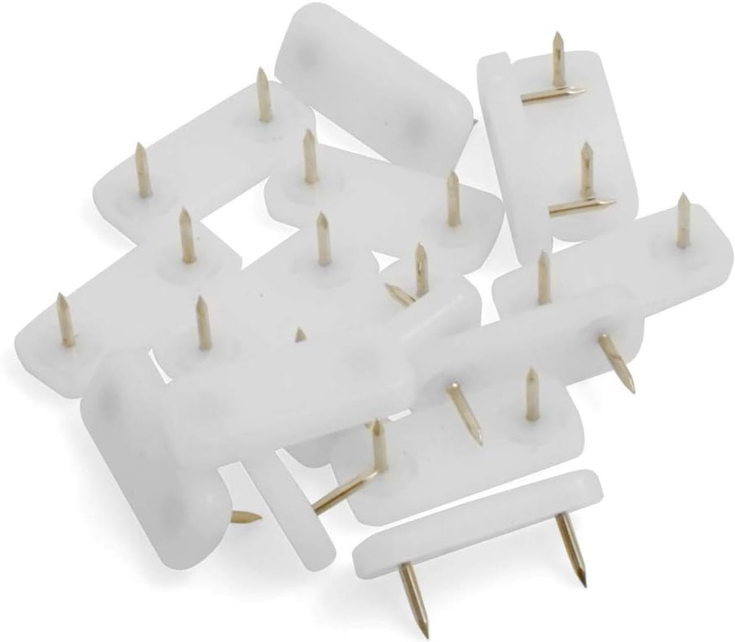 Design61 Kunststof Meubelglijders met Nagel 39x16mm Wit (16 stuks)