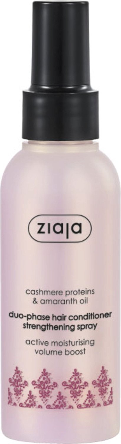 Ziaja Cashmere & Amaranth Oils Duophase Hair Conditioner Strengthening Spray 125ml