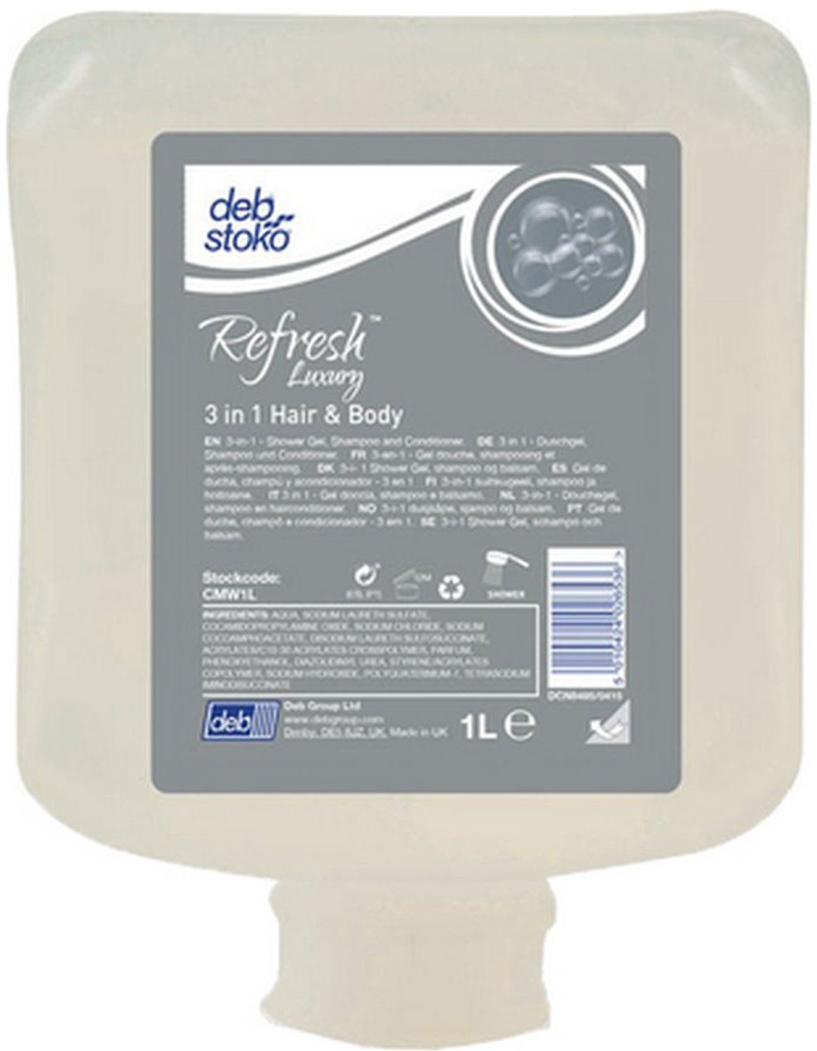 Deb Crème WASH 6x1liter cartridge (CMW1L)