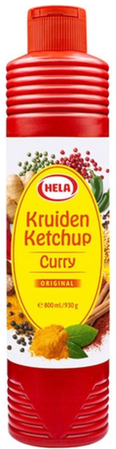 Hela | Curry Kruiden Ketchup | 800 ml | Omdoos 12x