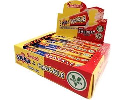 Swizzels - Snap and Crackle - 60 repen - Verpakkingsdoos 12x
