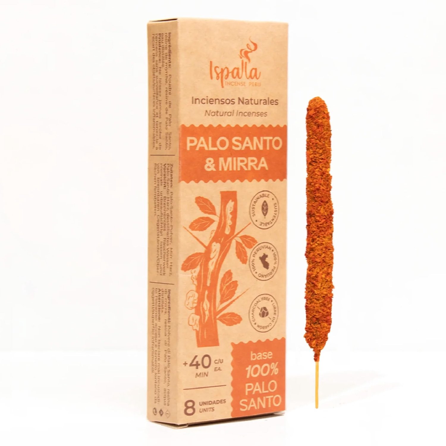 Palo Santo Geurstokjes Myrha - 8 Stuks voor Inspiratie