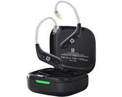 Bluetooth 5.4 Draadloze Earhook voor Sport, HIFI Geluid en Brede Compatibiliteit met KZ ZS10 PRO EDX PRO ZSN PRO ZST (Zwart 2pin 0.78mm)