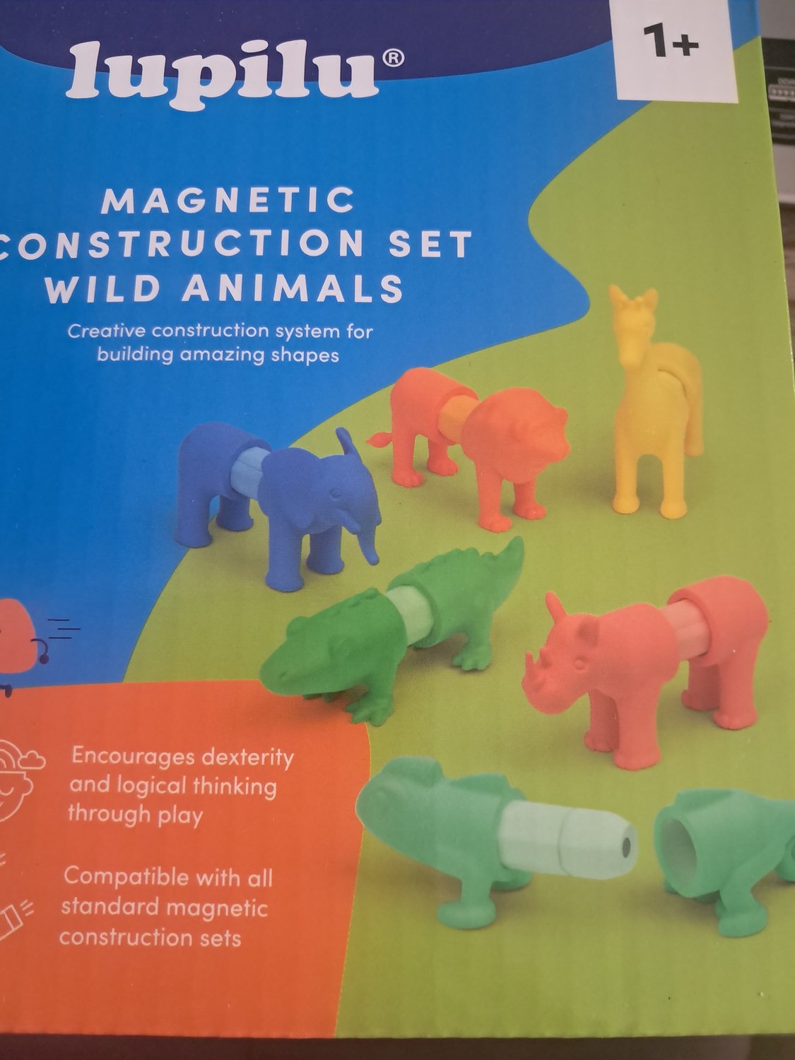 Lupilu Magnetische dieren - Constructie speelgoed - 18-delig