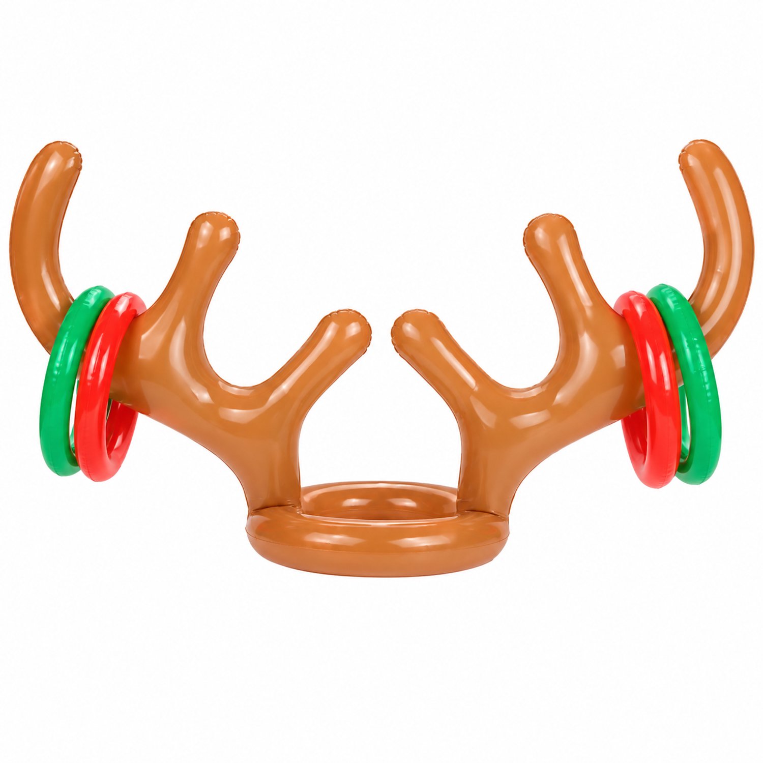 Nina's Giftshop® Opblaasbaar Rendiergewei Spel - Ringwerp Spel - Kerstspel - Familiespel voor Jong & Oud