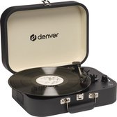Denver Platenspeler - Ingebouwde Speakers en Versterker - Incl. PC Software - Auto-stop - Retro - VPL130 - Grijs