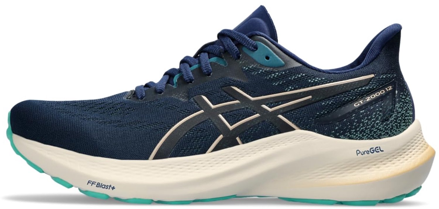 Asics GT-2000 12 W Hardloopschoenen /Champagne 37 5 Blauw