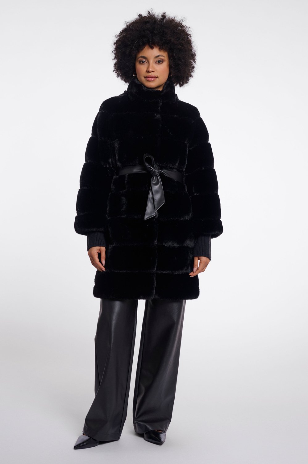 Rino & Pelle Jassen Zane coat Zwart
