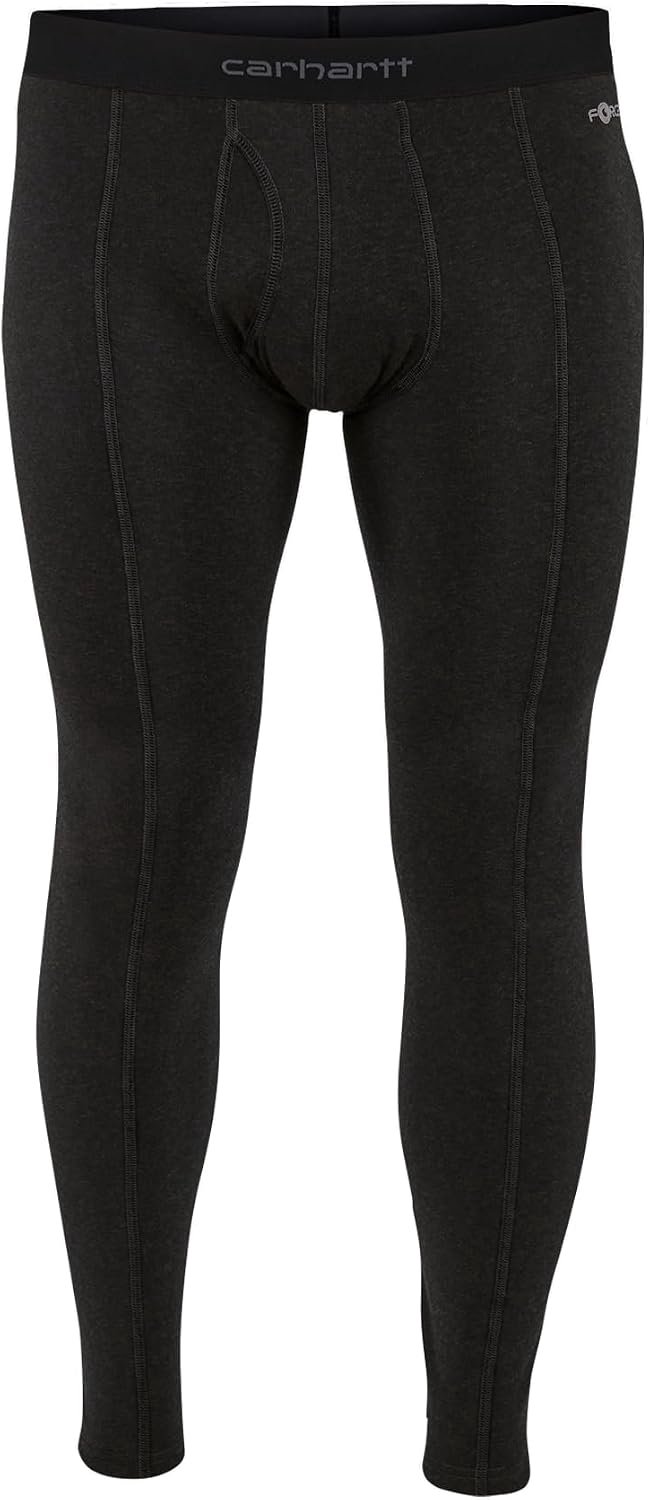 Carhartt Heren Force Synthetisch Wol Blend Fleece Thermo Broek Zwart