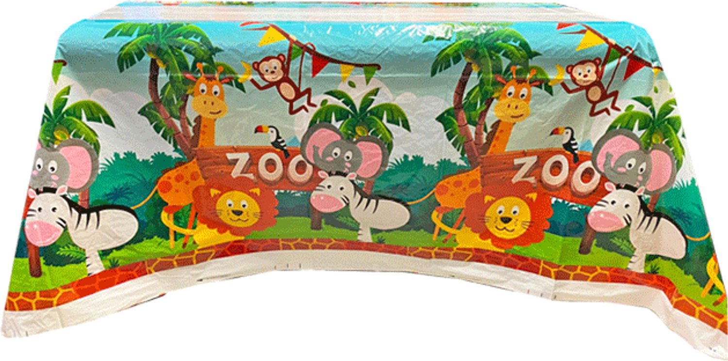 Tafelkleed Jungle Dieren (108x180cm)