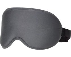Spilbergen 3D Universeel Slaapmasker - Met holle ruimte die voorkomt dat het masker op je ogen drukt - Grijs